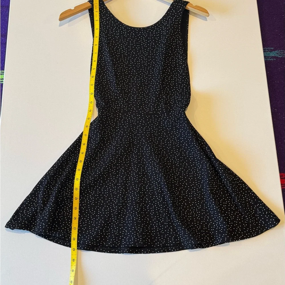 American Apparel Polka Dot Print Skater Dress - Picture 4 of 7